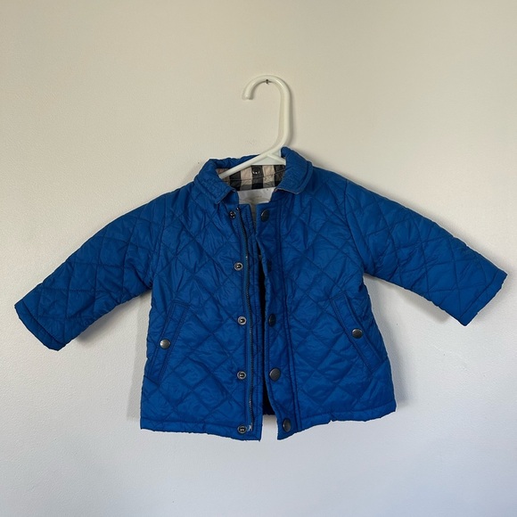 NWOT Burberry Boys Quilted Jacket 9 Months - Picture 1 of 12